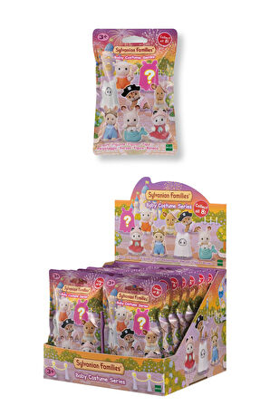 Sylvanian Families Sevimli Kostüm Temalı Sürpriz Mini Bebek - 5 CM - 4 ADET