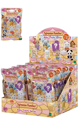 Sylvanian Families Tatlı Atıştırmalıklar Temalı Sürpriz Mini Bebek - 5 CM - 3 ADET