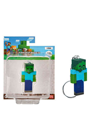 Minecraft 3D Figür Anahtarlık - Zombie Steve MODEL 15