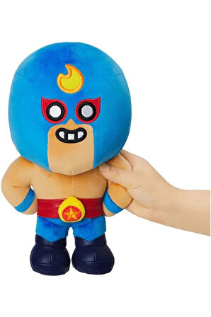 Brawl Stars Yumuşak Kadifemsi Peluş Figür - EL PRIMO - 30 CM