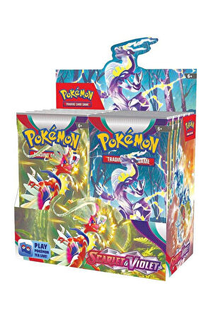 Pokemon Scarlet & Violet Booster English TCG Online Oyun Kodlu Pokemon Kart - 4 ADET