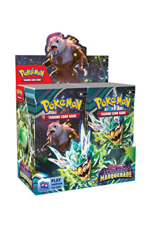 Pokemon Twilight Masquerade Booster English Tcg Online Oyun Kodlu Pokemon  Kart  - 3 Adet