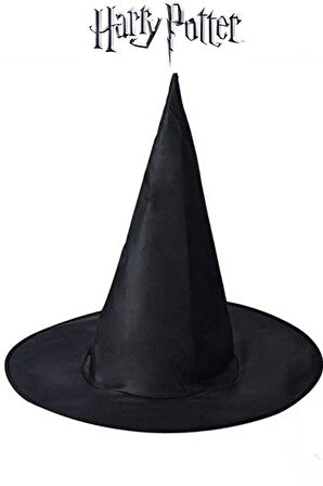 Harry Potter Gryffindor Figür Kostüm Aksesuarı Çocuk Boy Şapka Siyah Düz Telli 6 Yaş +