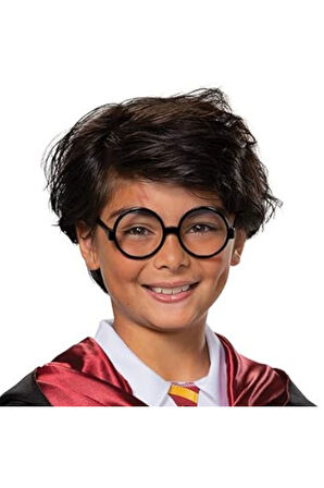 Harry Potter Gryffindor Figür Kostüm Aksesuarı Çocuk Boy Gözlük Siyah Çerçeveli 6 Yaş +