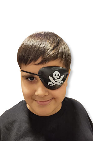Kaptan Jack Sparrow - Göz Maskesi Çocuk Korsan Kostüm Aksesuarı