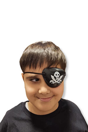Kaptan Jack Sparrow - Göz Maskesi Çocuk Korsan Kostüm Aksesuarı