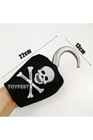 Kaptan Jack Sparrow - Kanca El Çocuk Korsan Kostüm Aksesuarı