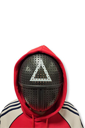 Squid Game Üçgen Sembollü Maske Kostüm Aksesuarı