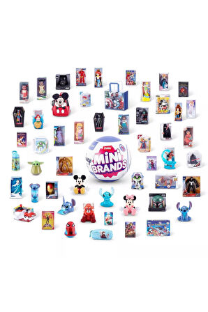 Mini Brands Mini Disney Sürpriz Figürleri Top Paket - 1 ADET