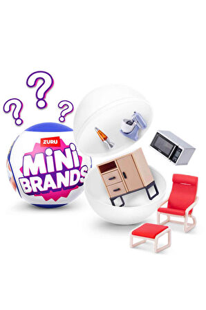 Mini Brands Mini Home Ev   Eşyası Sürpriz   Fügürleri   Top Paket - 3 ADET