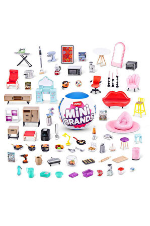 Mini Brands Mini Home Ev   Eşyası Sürpriz   Fügürleri   Top Paket - 3 ADET