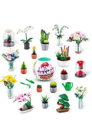 Mini Brands Mini Botanik Bahçe Fügürleri Sürpriz Top Paket - 3 ADET