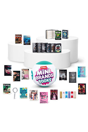 Mini Brands Mini Books Kitap Fügürleri Sürpriz Top Paket - 1 ADET