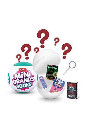 Mini Brands Mini Books Kitap Fügürleri Sürpriz Top Paket - 4 ADET