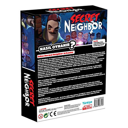 Hello Neighbor Kutu Oyunu - 5 Yaş + (2-4 Kişilik)
