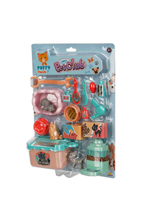 Mini Kediler Bakım Seti Aksesuarlı 18 Parçalı - Model 1