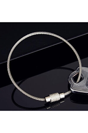 Çelik Tel 15 CM Anahtarlık - 10 ADET