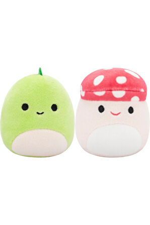 Micromallows Squishmallows Mini Yumuşak Peluş Oyuncak 6 lı Figür Seti - 6 CM - MODEL - 2