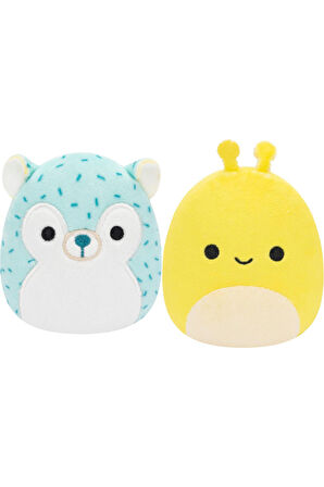 Micromallows Squishmallows Mini Yumuşak Peluş Oyuncak 6 lı Figür Seti - 6 CM - MODEL - 3