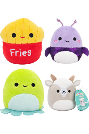 Micromallows Squishmallows Mini Yumuşak Peluş Oyuncak 6 lı Figür Seti - 6 CM - MODEL - 4