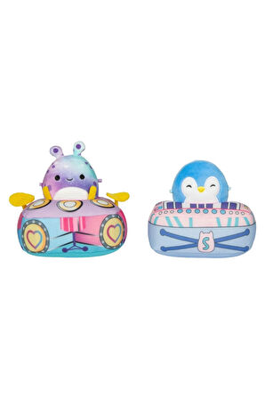 Micromallows Squishmallows Mini Yumuşak Peluş Oyuncak 2 Figür + 2 Aksesuar Figür Seti - 6 CM - MOD-2
