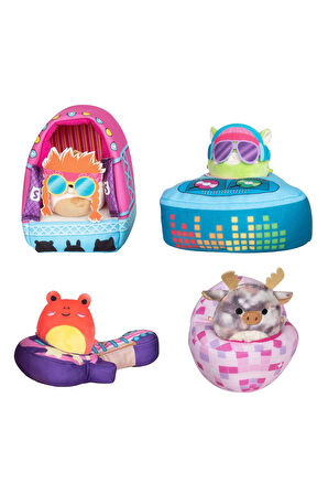 Micromallows Squishmallows Mini Peluş Oyuncak 6 Figür + 4 Aks. + 4 Giysi Figür Seti - 6 CM - MOD-3