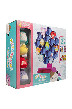 Micromallows Squishmallows Mini Yumuşak Peluş Oyuncak 4 lü Özel Figür ve Mega Sergi Seti - 6 CM