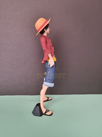 Anime One Piece Smile Monkey D. Luffy Figür - 27 cm