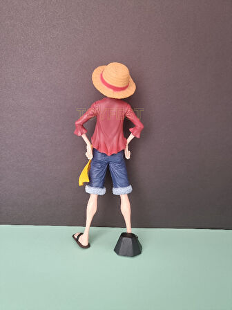 Anime One Piece Smile Monkey D. Luffy Figür - 27 cm