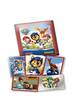 Panini Paw Patrol Sticker Çıkartma Albüm Dergisi + 2 Paket (10 Adet Sticker)