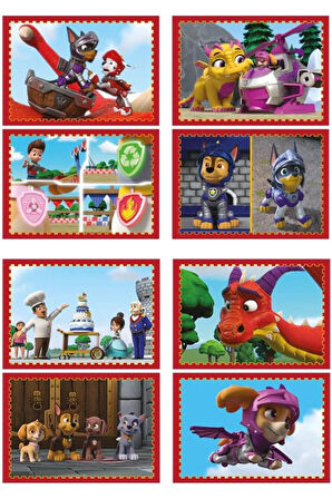Panini Paw Patrol Sticker Çıkartma - 4 Paket ( 20 Adet Sticker )