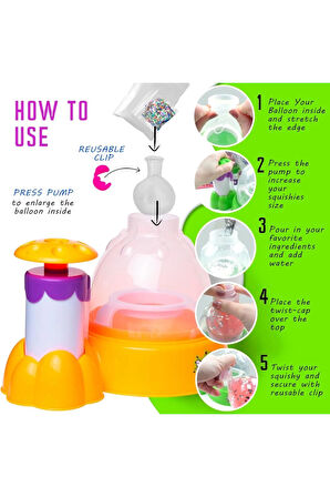 Doctor Squishy - Squishy Maker - Neon Doktor Squishy - Kendinize Özel Neonlu Squishy Yapma Istasyonu