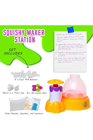Doctor Squishy - Squishy Maker - Neon Doktor Squishy - Kendinize Özel Neonlu Squishy Yapma Istasyonu
