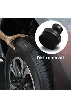 Oto Motor Bisiklet Lastik Parlatıcı Aplikatörü Yumuşak Fırça
