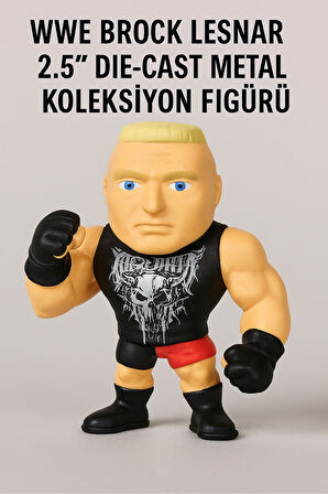 JADA WWE Brock Lesnar 2.5” Die - Cast Metal Koleksiyon Figürü Amerikan Güreşi - 6.35 CM