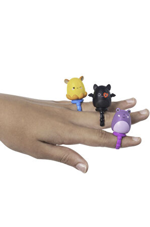 Squish - a - longs Mini Squish Sürpriz Figür Seti – Anahtarlık Yüzük & 3 Mini Karakterli Oyun Kutusu