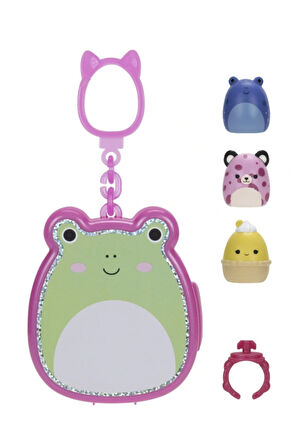Squish - a - longs Mini Squish Sürpriz Figür Seti – Anahtarlık Yüzük & 3 Mini Karakterli Oyun Kutusu