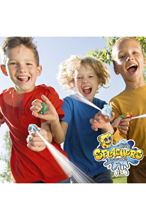 1 ADET Sürpriz Splashers Fill & Squish! Sıkımlık Stress Giderici Yumuşak Mini Su Tabancası
