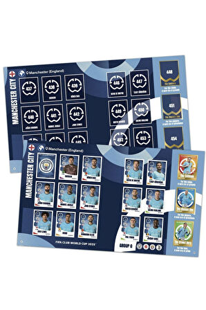 Panini America Club World Cup 2025 Albüm Major Futbol Klüplerler Dünya Kupası Sticker Dergisi