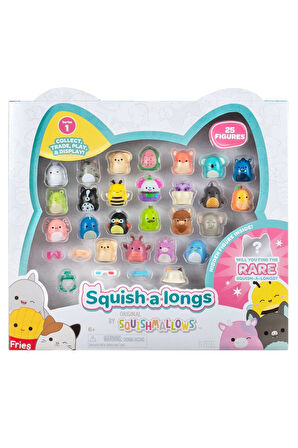 Squishmallows Mini Squish - a - longs 25 li Figür + Yüzük Set Model 1