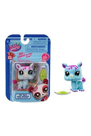 Littlest Pet Shop Minişler Tekli Paket Seri : 3 - NO :141 - Gergedan
