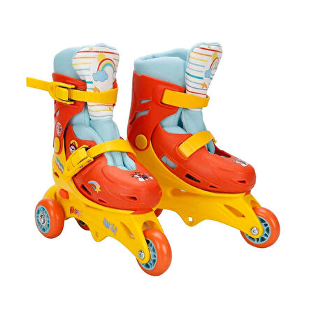 Paw Patrol Tek ve Çift Sıralı 3 Tekerlekli Paten - 29-32 Arası Ayak Numarası için Uygundur
