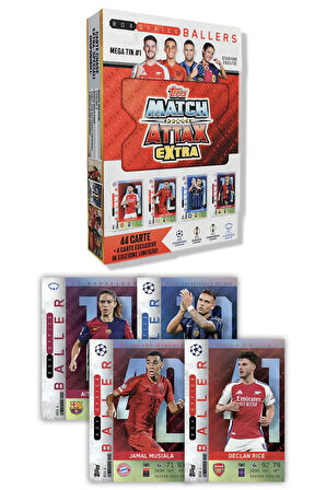 Match Attax Extra - Metal Kutulu Futbolcu Kartı Mega Tin 1 Box Office Ballers