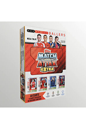 Match Attax Extra - Metal Kutulu Futbolcu Kartı Mega Tin 1 Box Office Ballers