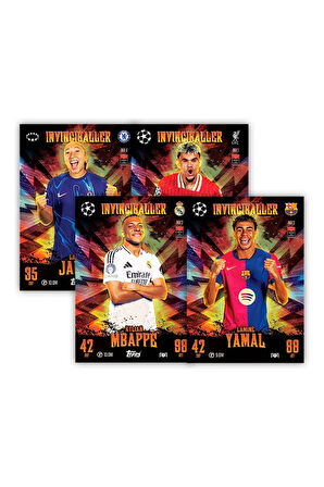 Match Attax Extra - Metal Kutulu Futbolcu Kartı Mega Tin 2 The Invinciballers