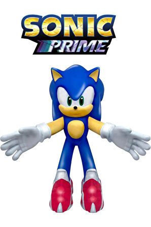 Netflix Sonic Prime Monster Flex Yumuşak Esnek Uzayan Strech Figür SONIC - 14 CM