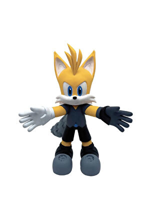 Netflix Sonic Prime Monster Flex Yumuşak Esnek Uzayan Strech Figür TAILS - 14 CM