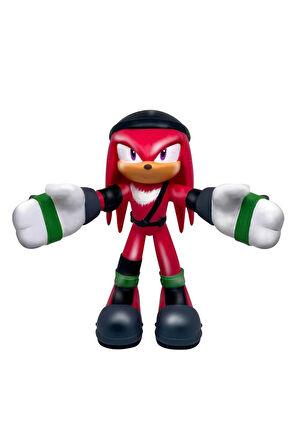Netflix Sonic Prime Monster Flex Yumuşak Esnek Uzayan Strech Figür KNUCKLES - 14 CM