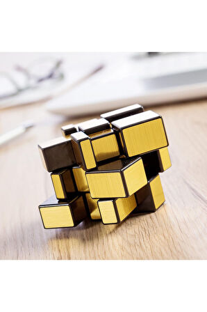 Moyu 3X3 Mirror Küp Altın Aynalı Parlak Zeka Küpü Akıl Küpü Küp