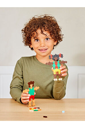 Plus - Plus Minecraft Temalı Learn to Build People of the World Dünya Insanları Lego Yapı Oyuncağı